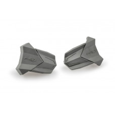 RUBBER END REPLACEMENT FRAME SLIDER R19 PAIR GREY
