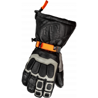 GLACIER GLOVES BLACK/GREY/ORANGE 2X