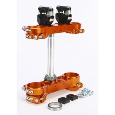 ROCSTECH CLAMP SET ORANGE KTM 22MM
