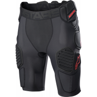 BIONIC PRO PROTECTION SHORTS BLACK/RED LG