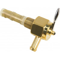 BRASS PETCOCK HEX 3/8 IN RIGHT SIDE POSITION