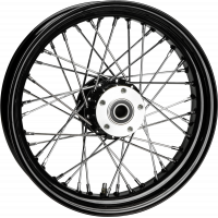 FR 40-SPK SD BLACK 16X3.5 FLST-HUB 3/4