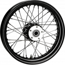 FR 40-SPK SD BLACK 16X3.5 FLST-HUB 3/4