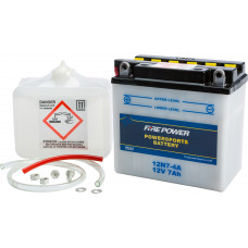 BATTERY W/ACID 12N7-4A 12V