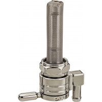 22MM PETCOCK DOWNWARD CHROME 5/16 HOSE 22MM PETCOCK DOWNWARD CHROME 5/16 HOSE