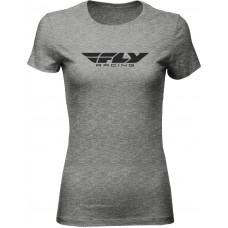 WOMEN'S FLY CORPORATE TEE DARK GREY HEATHER 2X