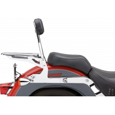 DETACHABLE BACKREST ROUND CHROME SOFTAIL 07-17