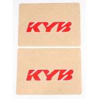 UPPER FORK DECAL KYB RED