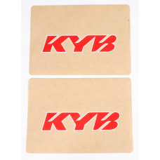 UPPER FORK DECAL KYB RED