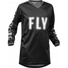 YOUTH F-16 JERSEY BLACK/WHITE YS