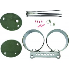 DUAL GAUGE MOUNT BRACKET KIT CHROME