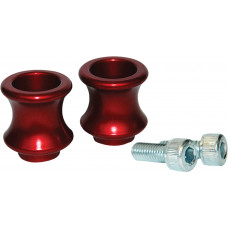 SWINGARM SPOOLS 8MM RED APR/DUC/HON/SUZ