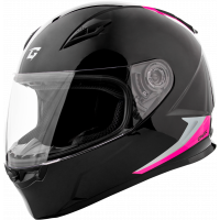 FF-49 SYTH HELMET BLACK/PINK LG