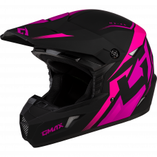 MX-46 COMPOUND HELMET MATTE BLACK/PINK 2X