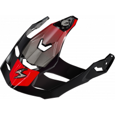XT9000 PEAK VISOR SET TRAILHEAD DARK RED
