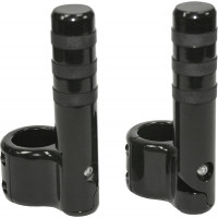 CLAMP-ON PEGS BLK W/ WIDE O RING FOR 1 1/2
