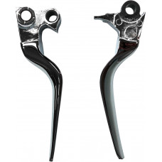 LSR LEVER SET CHROME BIG TWIN 96-16 XL 96-03 W/CABLE CLUTCH