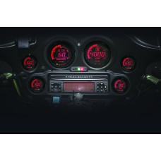 DIGITAL GAUGE CLUSTER BLACK BEZEL 04-13 FLHT AND FLTR