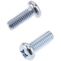 PAN HEAD PHILLIPS SCREW 6X1.0X16MM 10/PK