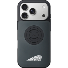 INDIAN PHONE CASE W/HEADDRESS IPHONE 17 PRO GRAY W/LOGO INDIAN PHONE CASE W/HEADDRESS IPHONE 17 PRO GRAY W/LOGO