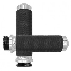 CABLE THROTTLE MEMORY FOAM GRIP CHROME CABLE THROTTLE MEMORY FOAM GRIP CHROME