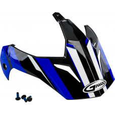 VISOR VERTICAL BLACK/BLUE W/SCREWS GM-11