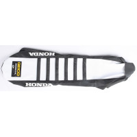 SEAT COVER GEICO REPLICA BLACK/WHITE W/RIBS