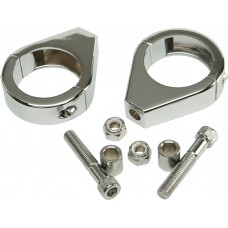 TURNSIGNAL CLAMPS 41MM PR CHROME