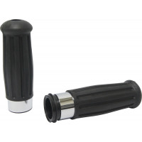 GRIPS VINTAGE CHROME RING THROTTLE BY WIRE