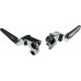LSR LEVER SET CHROME BIG TWIN 96-16 XL 96-03 W/CABLE CLUTCH