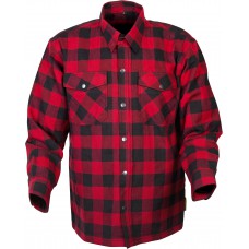 COVERT MOTO FLANNEL RED/BLACK 2X
