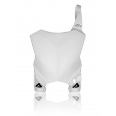 RAPTOR FRONT NUMBER PLATE WHITE KAW