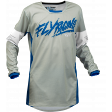YOUTH KINETIC KHAOS JERSEY LIGHT GREY/BLUE/WHITE YL