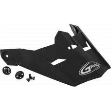 VISOR W/SCREWS MX-46Y MATTE BLACK