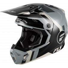 YOUTH FORMULA CP SEAL HELMET BLACK/GREY/LIGHT GREY YL