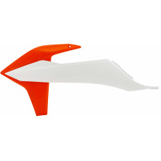 RADIATOR SHROUD WHITE/ORANGE