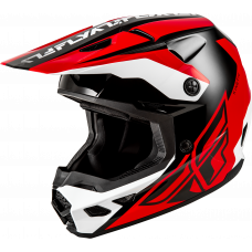 KINETIC CREST HELMET RED/BLACK/WHITE 2X