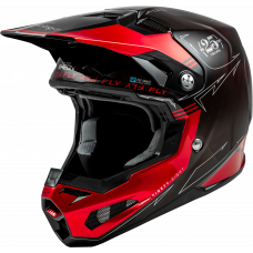 YOUTH FORMULA S CARBON LEGACY HELMET RED CARBON/BLACK YL