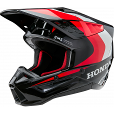 HONDA S-M5 HELMET BLACK/RED GLOSSY MD