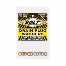 CRUSH WASHERS 6X11MM 10/PK 5 ALUMINUM & 5 COPPER