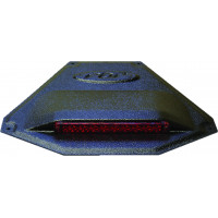 LED TAILLIGHT W/HOUSING UNIVERSAL BLACK/RED