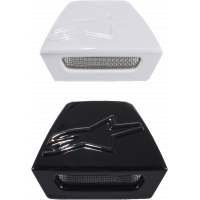 M8/M10 HELMET REAR VENT GLOSS WHITE