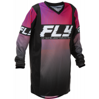 YOUTH F-16 JERSEY BLACK/RED/PURPLE YL