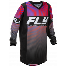 YOUTH F-16 JERSEY BLACK/RED/PURPLE YL