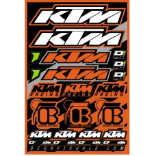 DECAL SHEET KTM