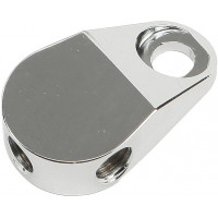 TEE ADAPTER FOR TRI-FRONT KIT CHROME