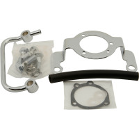 COMPLETE MNT KIT BREATHER TUBE CHROME BIGTWIN 93-17 NON-TBW