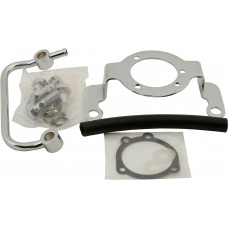 COMPLETE MNT KIT BREATHER TUBE CHROME BIGTWIN 93-17 NON-TBW