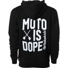 MOTO IS DOPE HOODIE BLACK 2X
