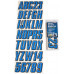 SERIES 800 REGISTRATION KIT BLUE/BLACK